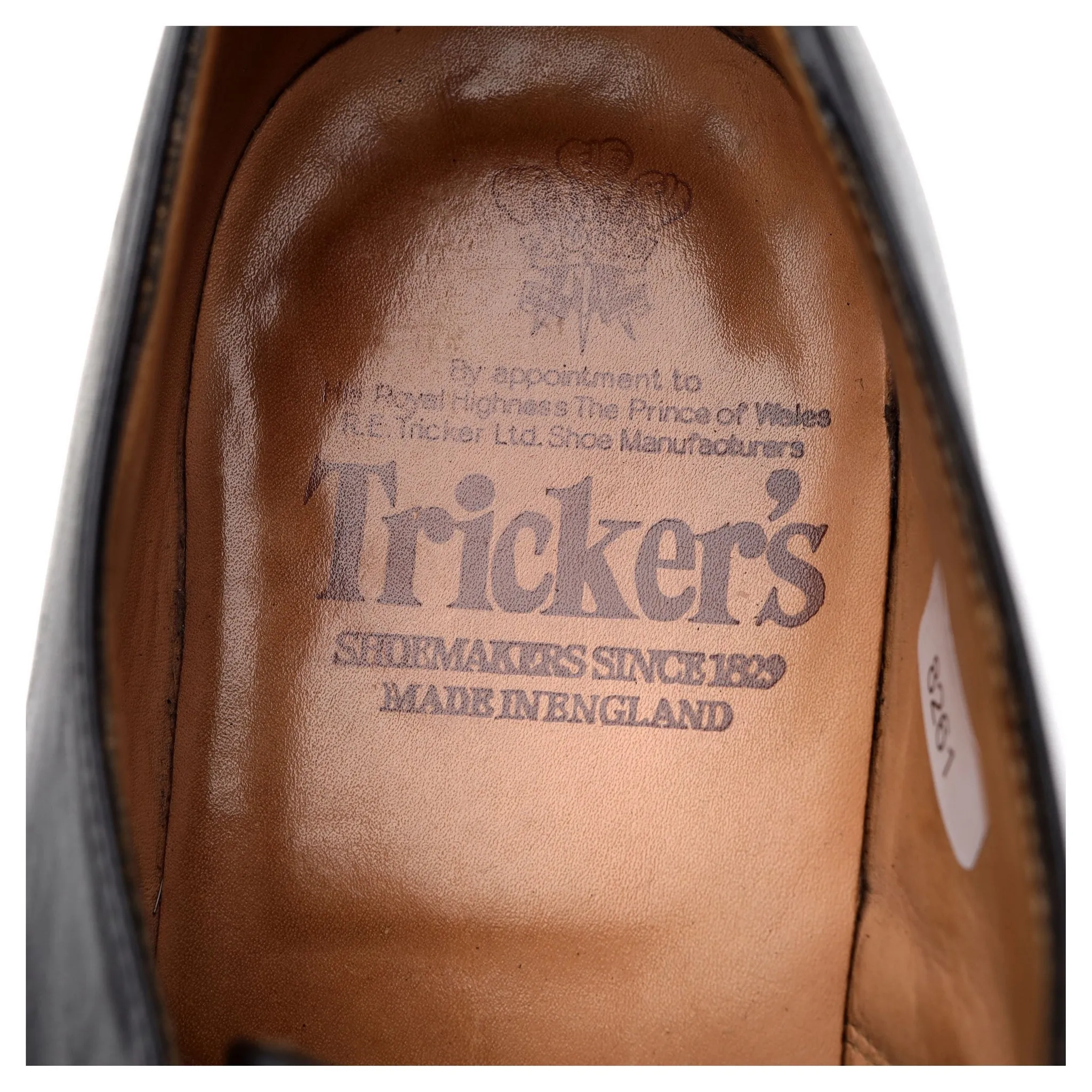 'Mayfair' Black Leather Monk Strap UK 9