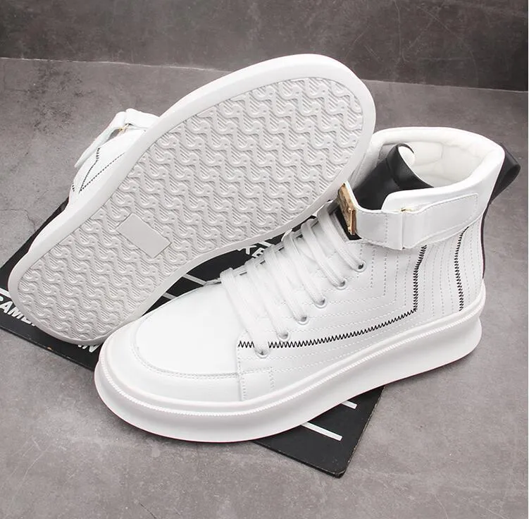 Men casual shoes hip hop sneakers flat board shoes