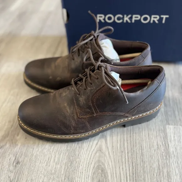 Men’s Oxfords Rockport Maverick Plain Toe Oxford Size 7.5