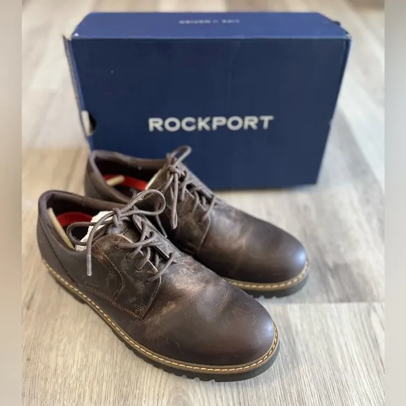 Men’s Oxfords Rockport Maverick Plain Toe Oxford Size 7.5