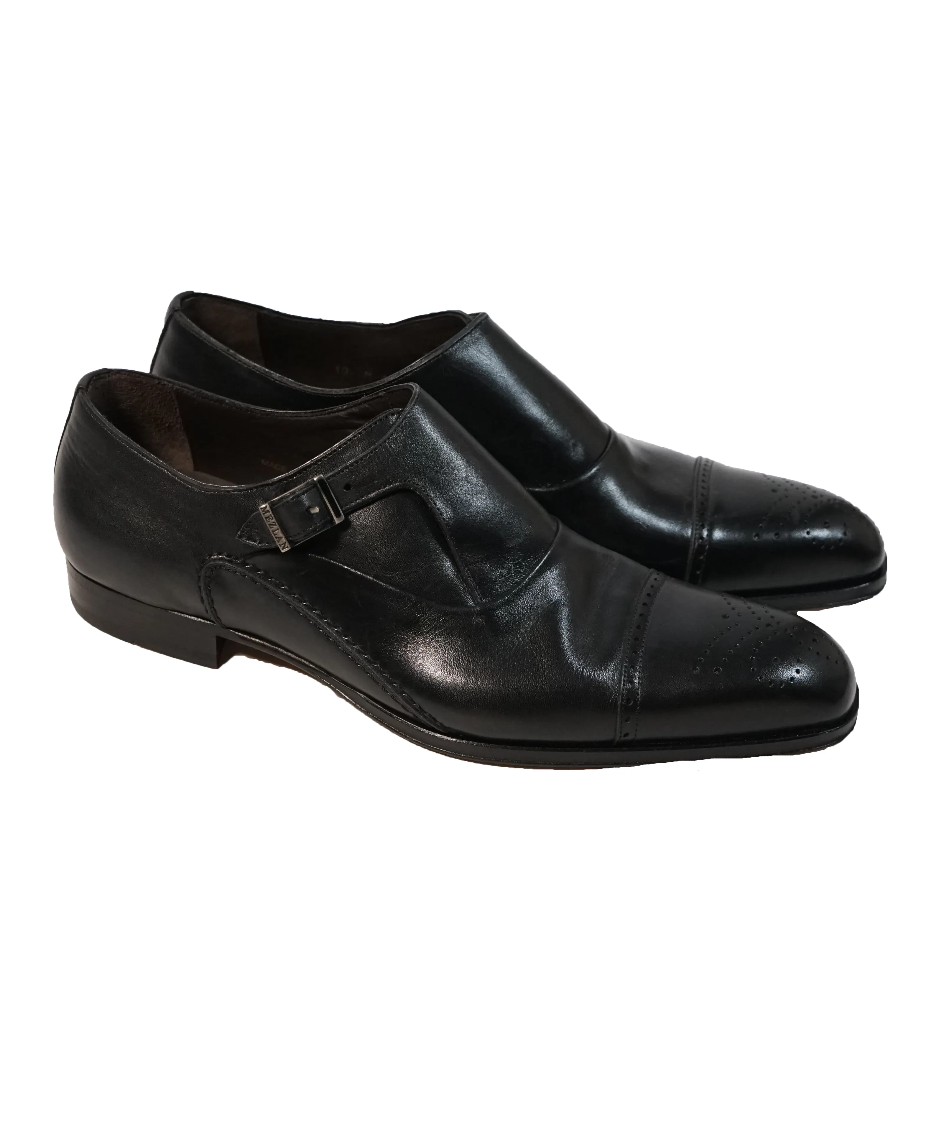 MEZLAN - Single Cutaway Monk Strap Loafers - 10
