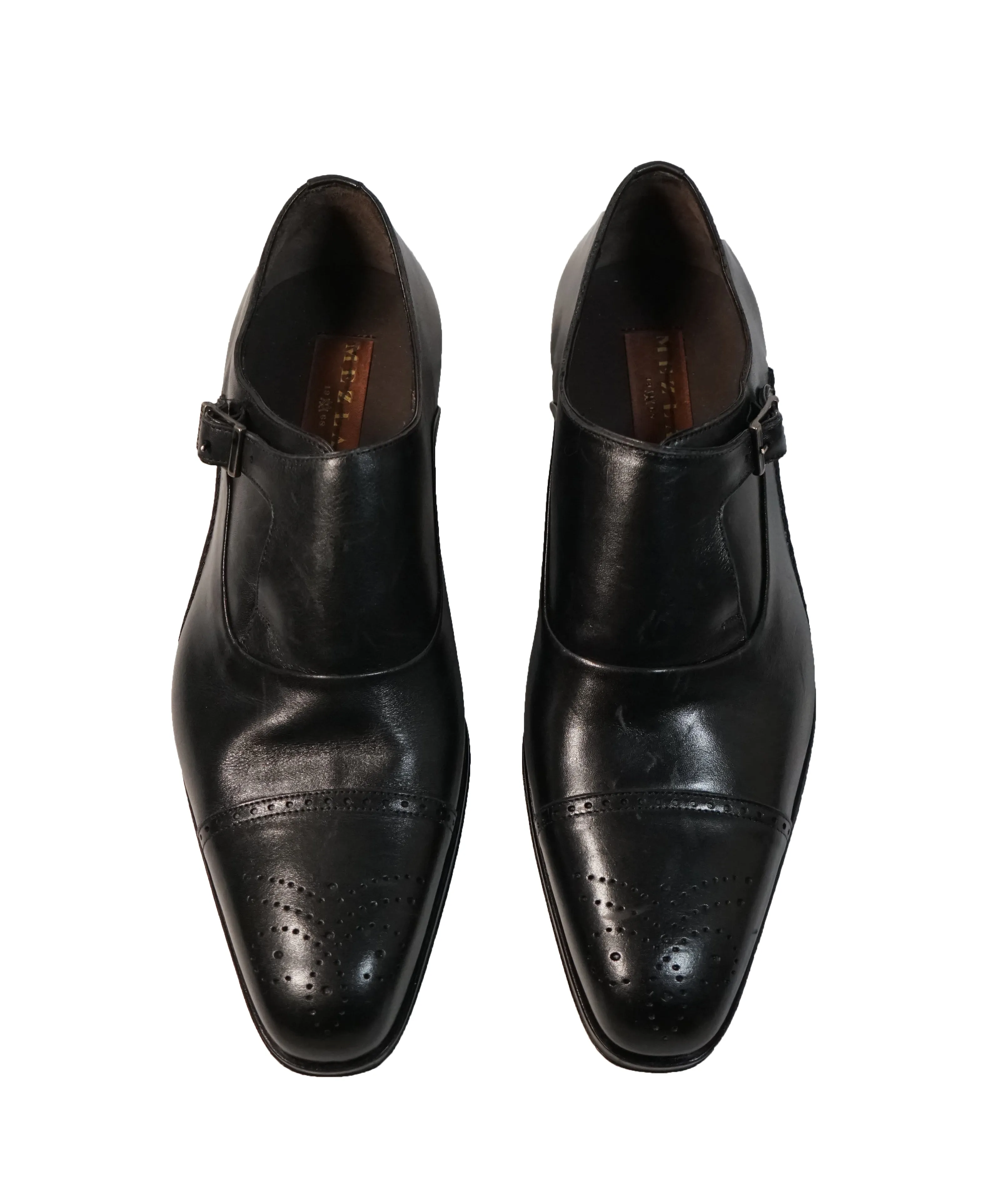 MEZLAN - Single Cutaway Monk Strap Loafers - 10