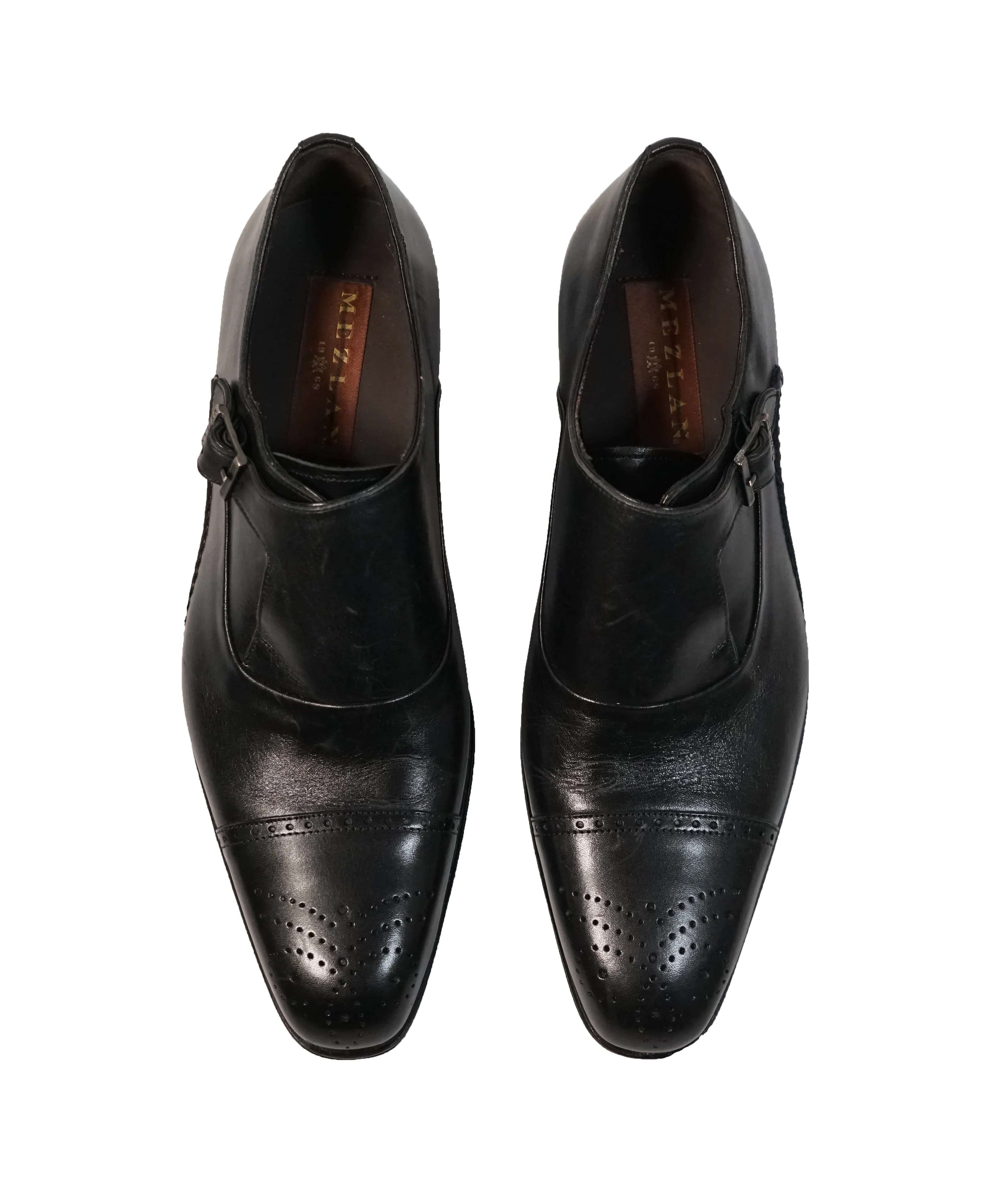 MEZLAN - Single Cutaway Monk Strap Loafers - 8.5