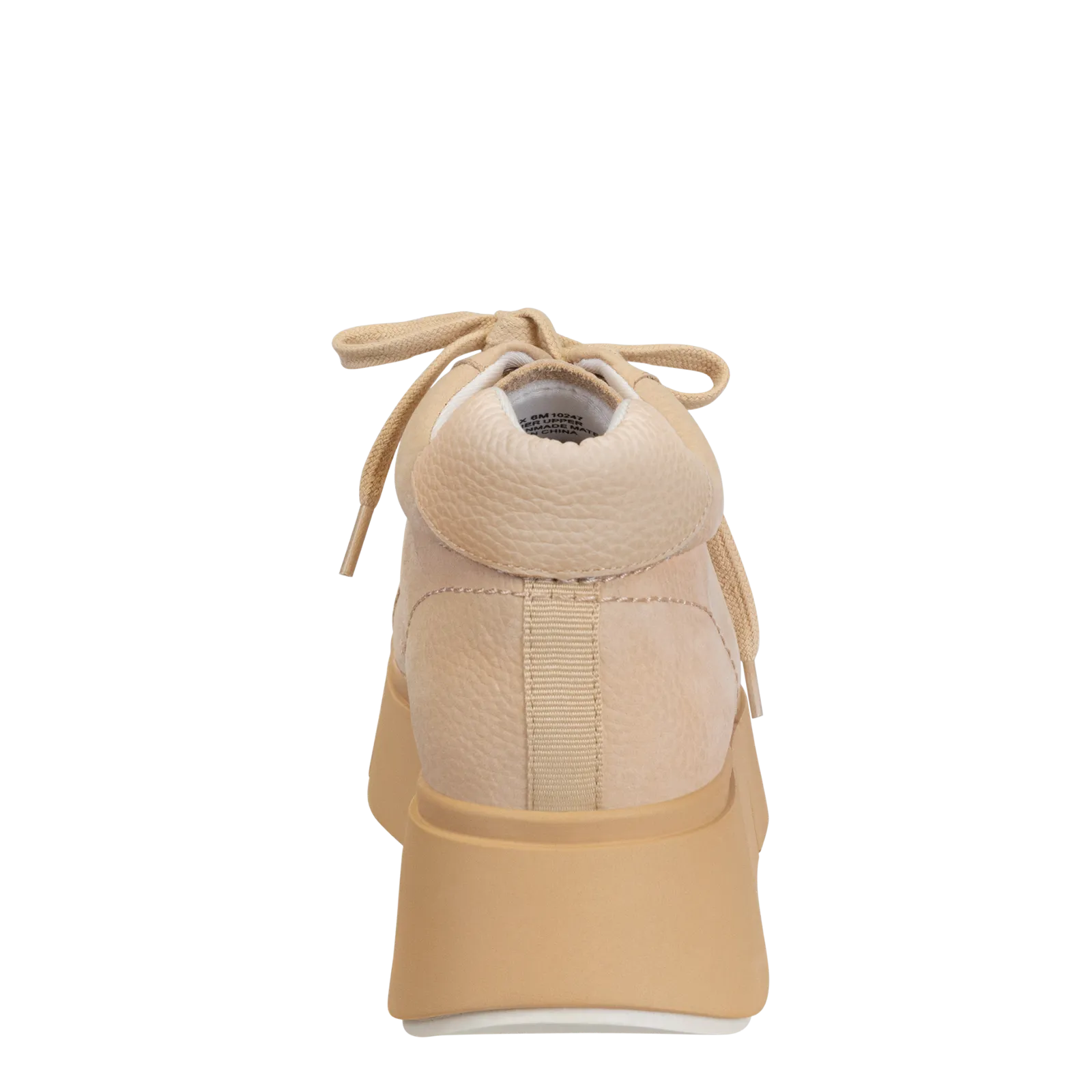 NAKED FEET - ESSEX in BEIGE Platform High Top Sneakers