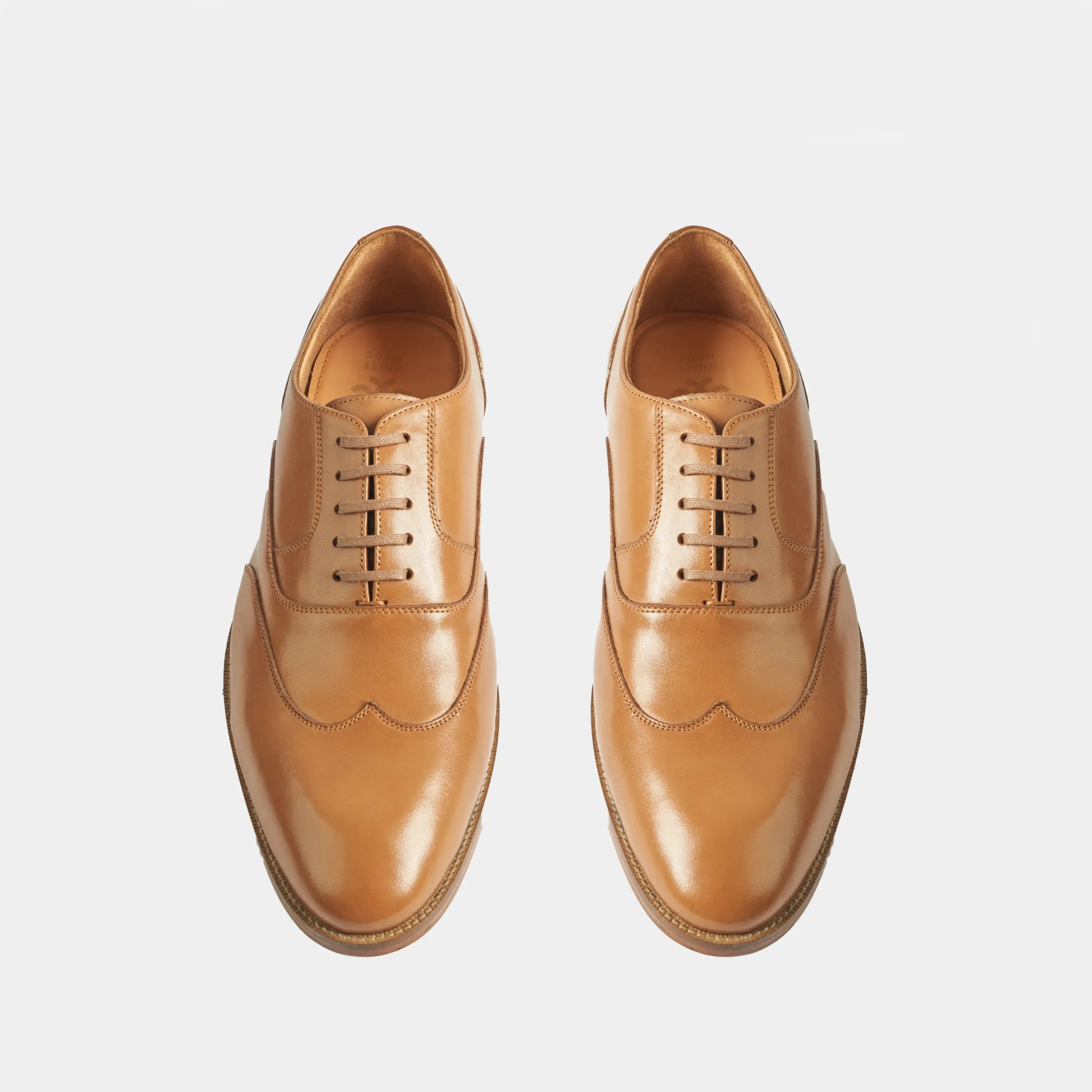 Navan Tan Wingtip Oxfords