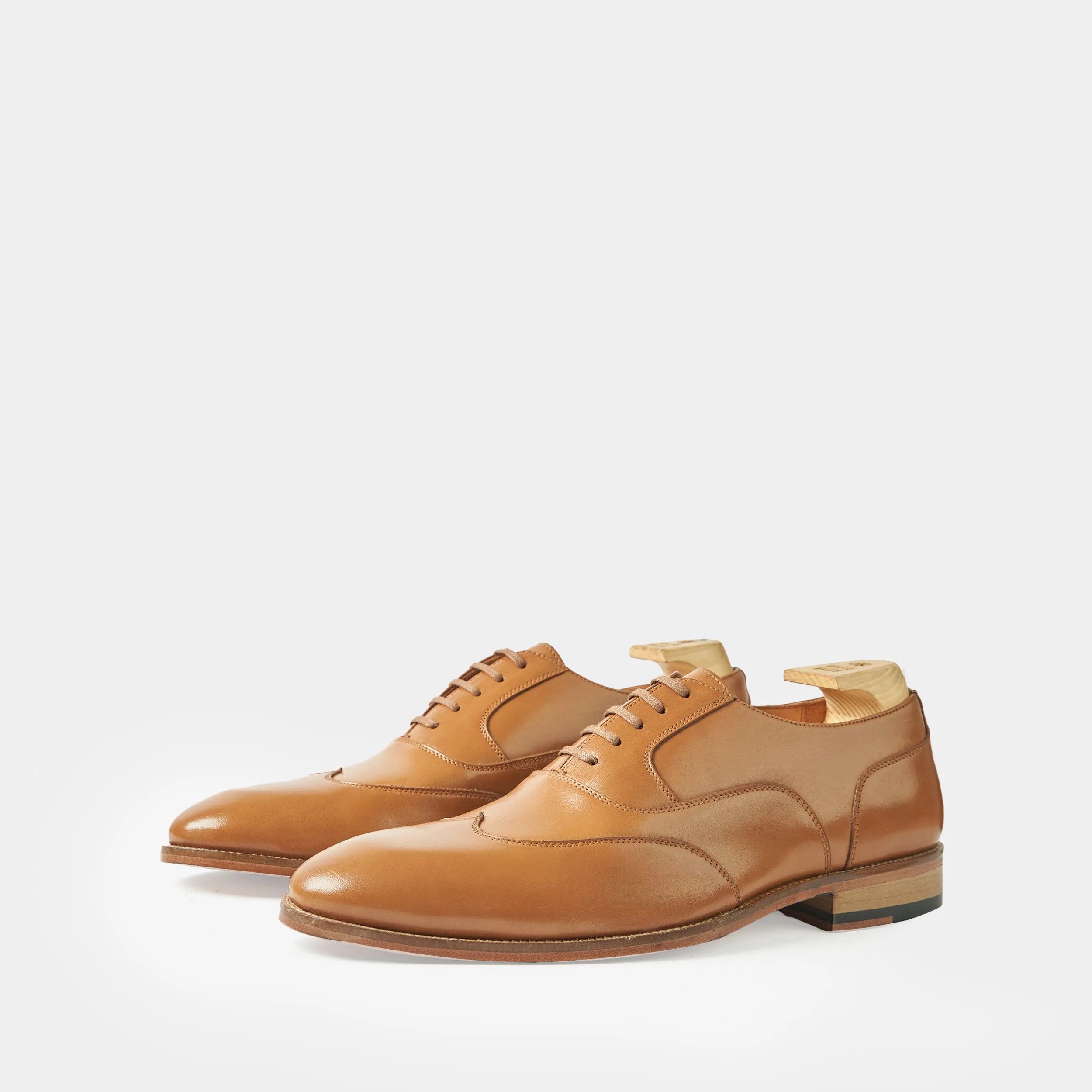 Navan Tan Wingtip Oxfords