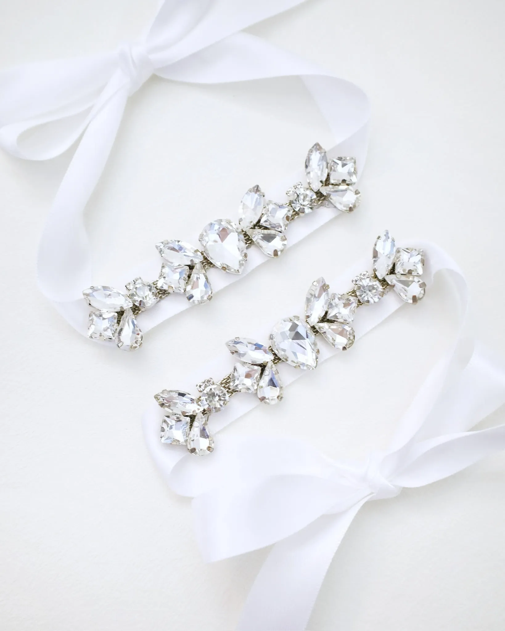 Navette Rhinestones Ankle Straps