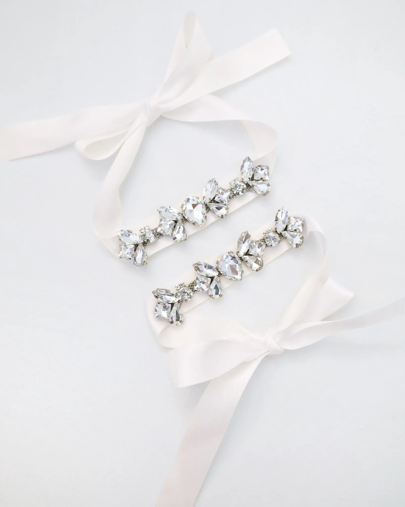 Navette Rhinestones Ankle Straps
