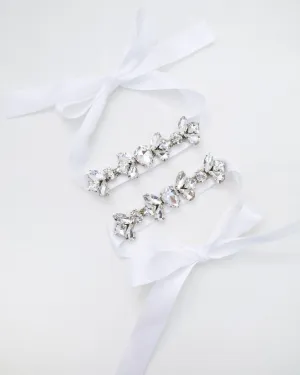 Navette Rhinestones Ankle Straps