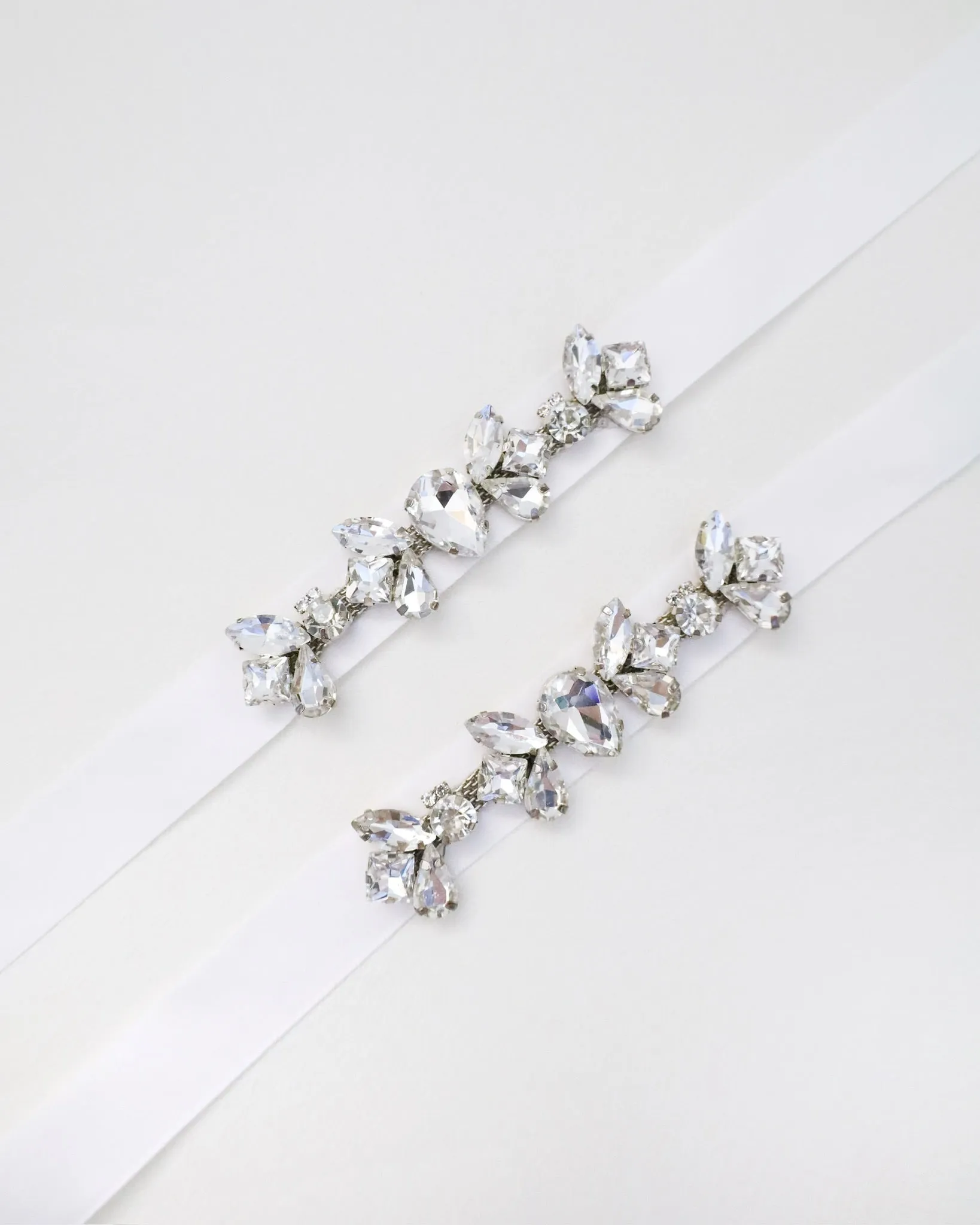 Navette Rhinestones Ankle Straps
