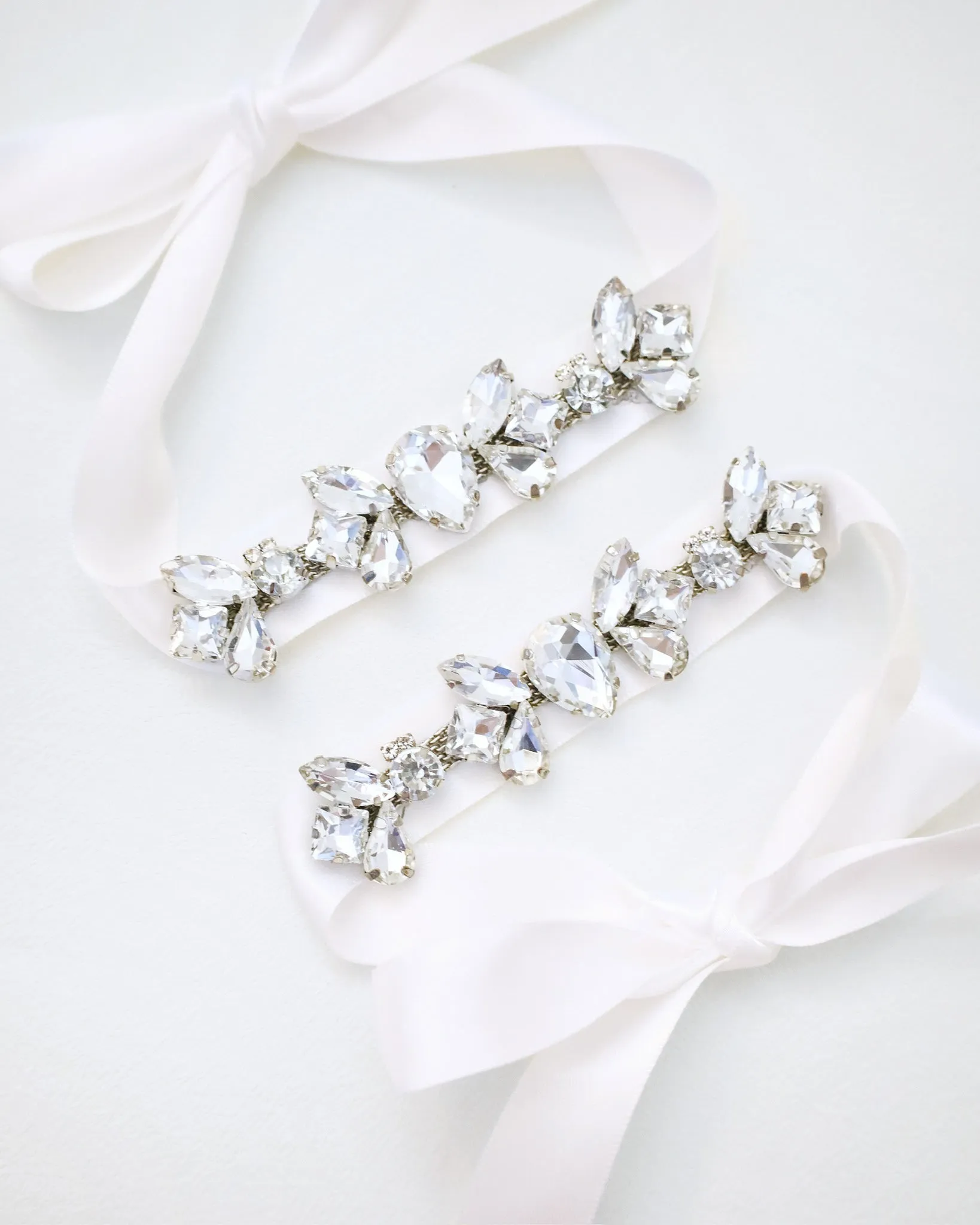 Navette Rhinestones Ankle Straps