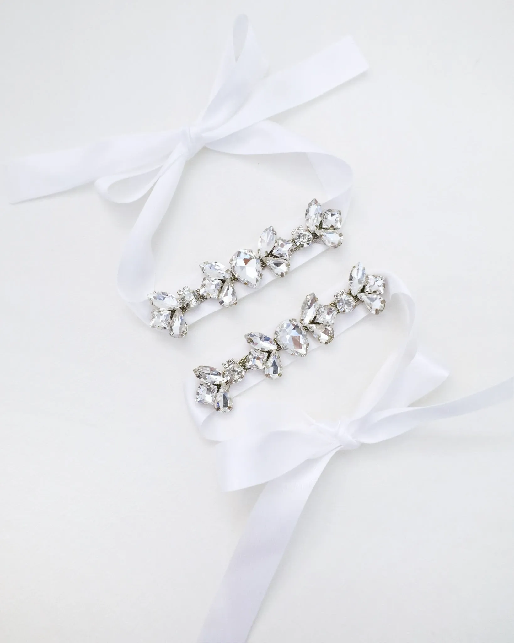 Navette Rhinestones Ankle Straps