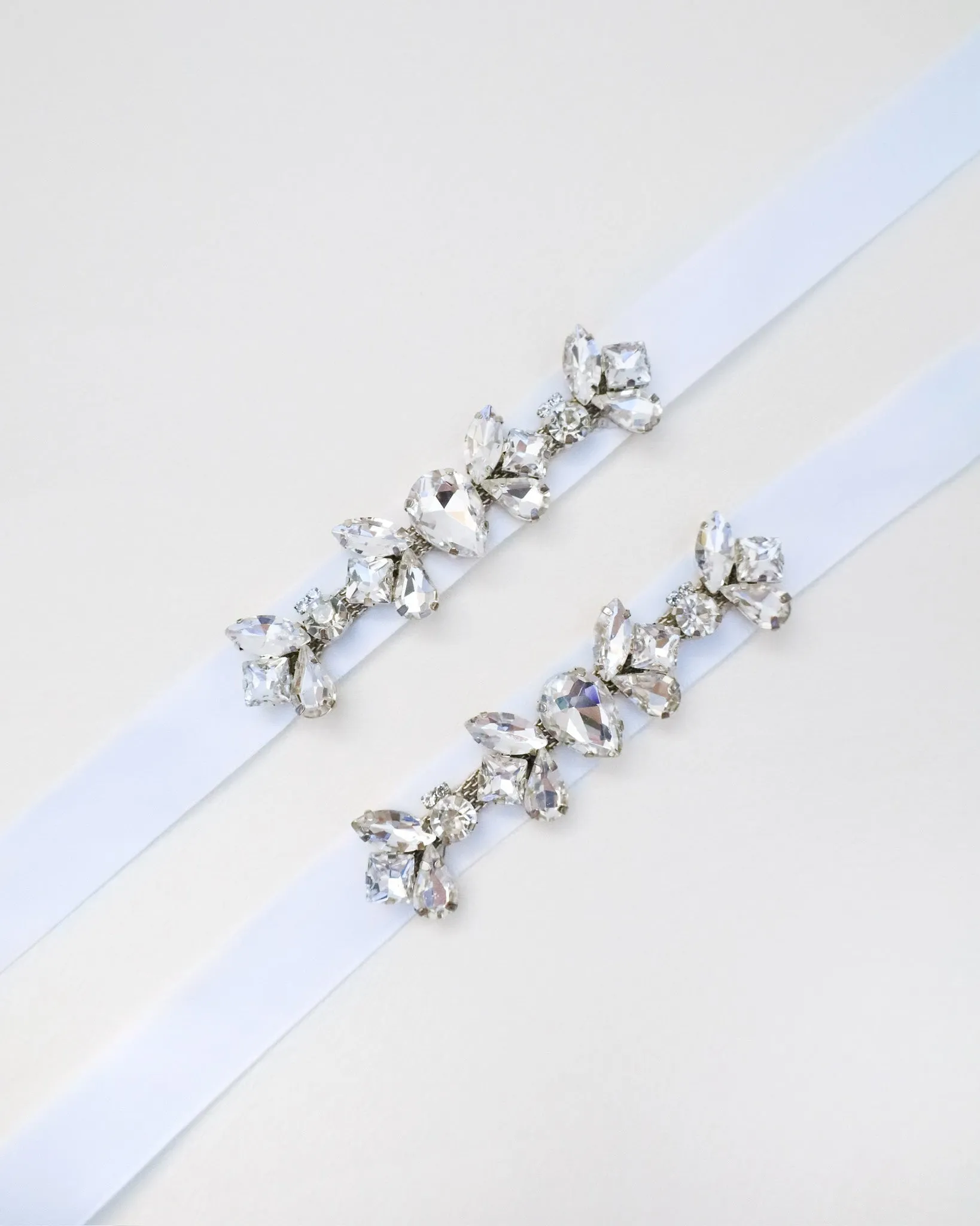Navette Rhinestones Ankle Straps