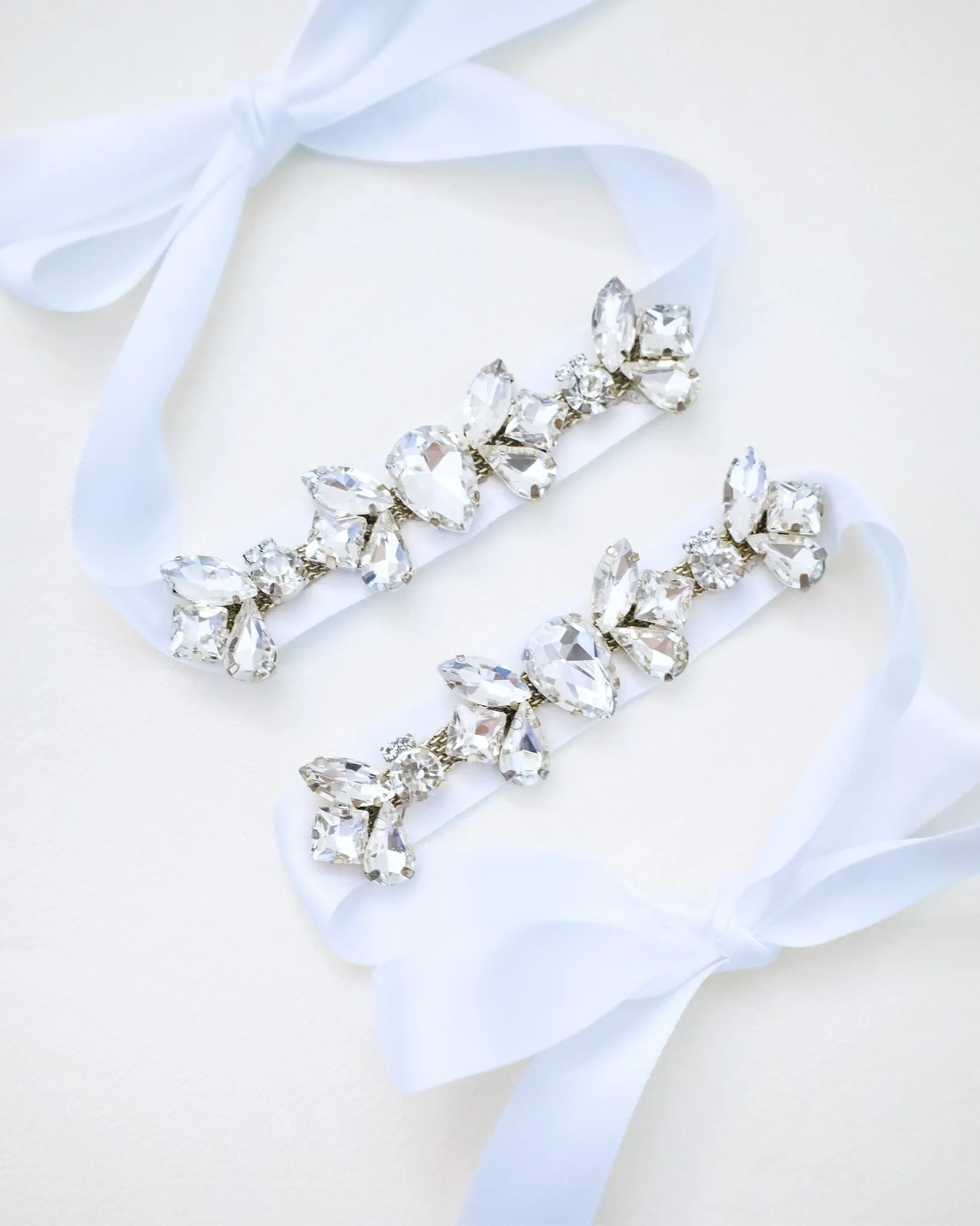 Navette Rhinestones Ankle Straps