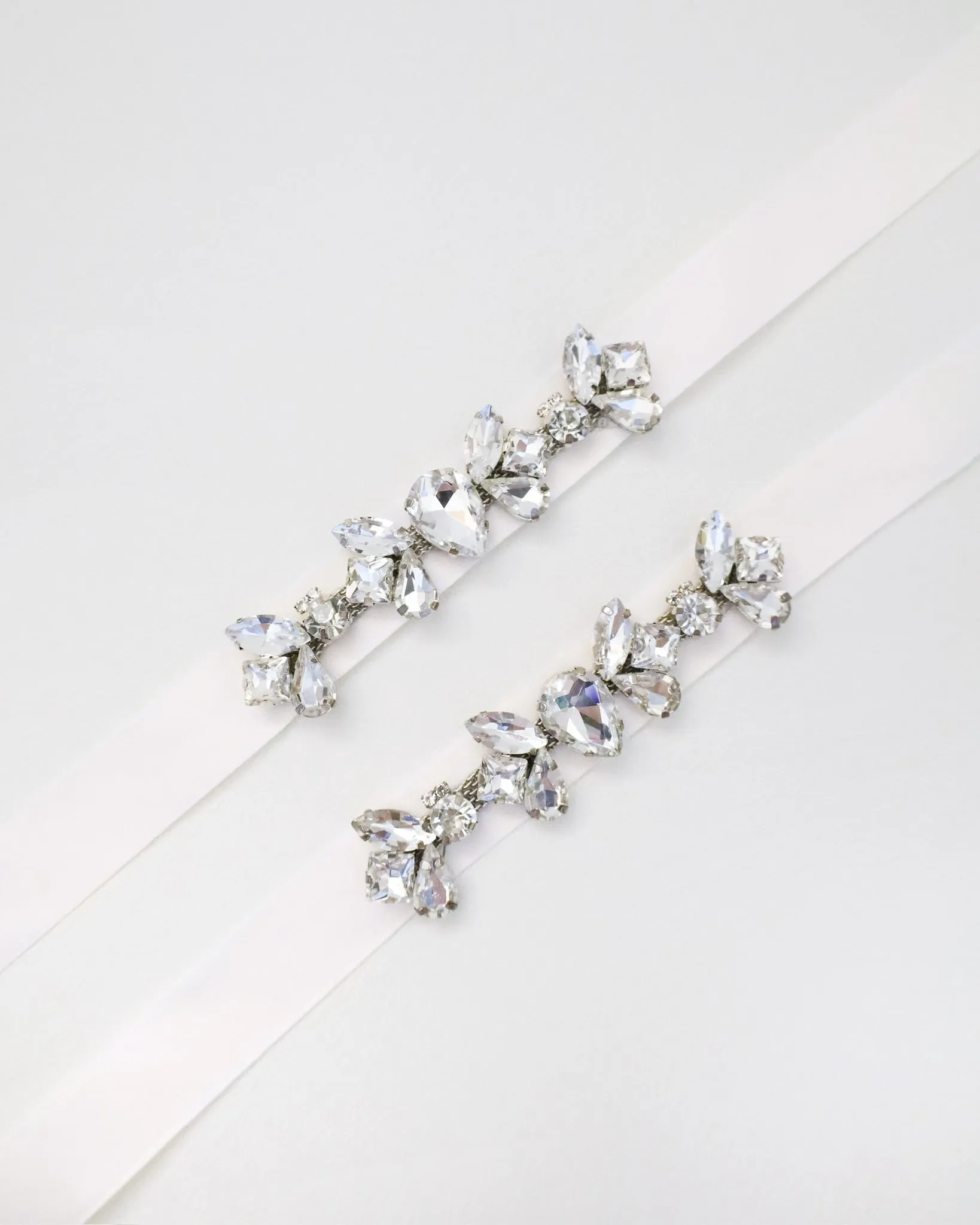 Navette Rhinestones Ankle Straps
