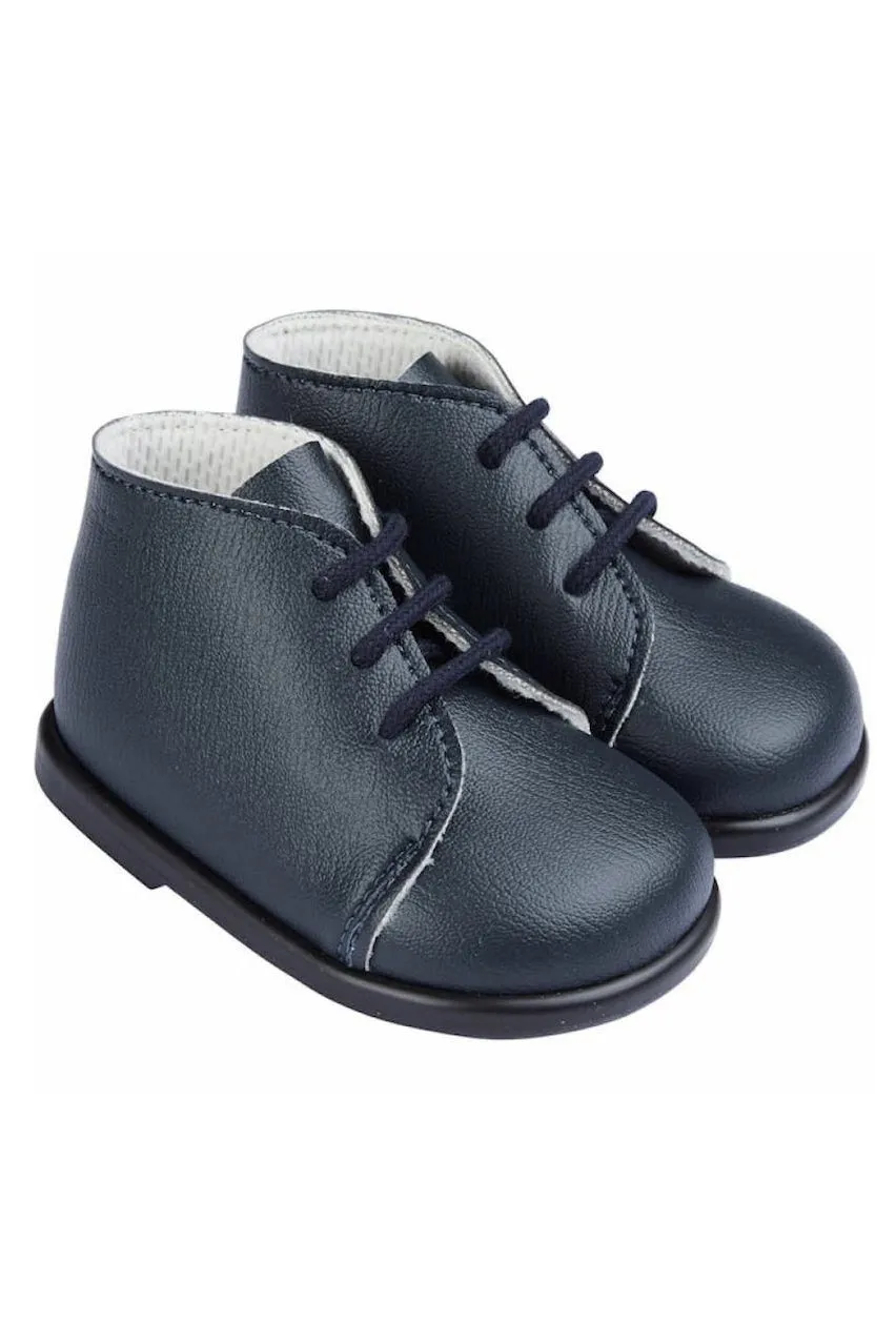 Navy Hard Sole Boots