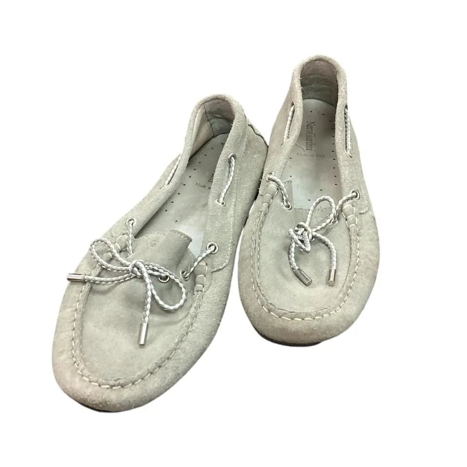 NEROGIARDINI(#161) LEATHER FLATS  SIZE 9.5