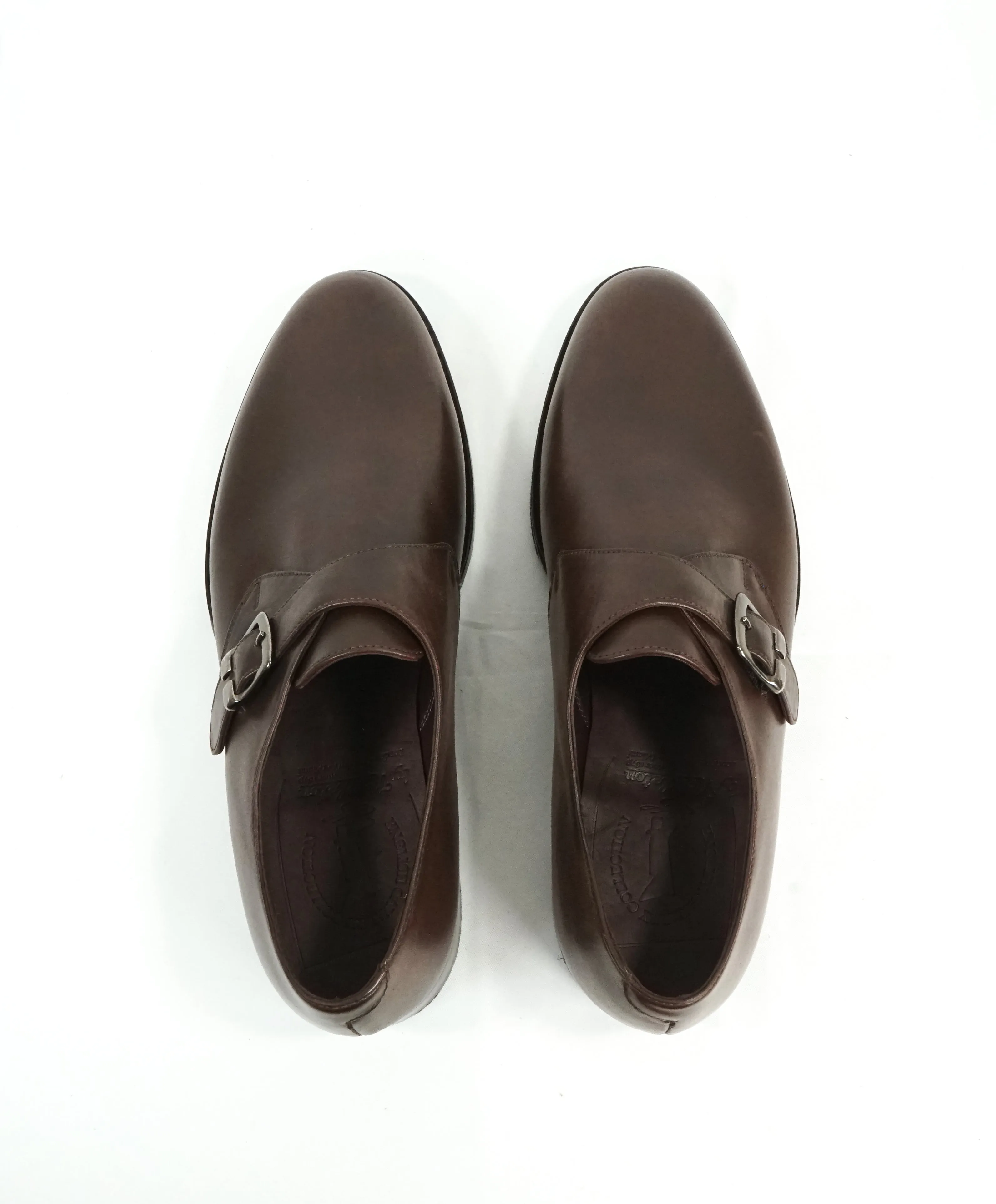 NETTLETON - Brown Hand Made In England Single Monk Loafers - 10