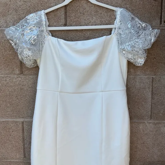 NWOT Lulu’s Sparkly Charisma Sequin Off-the-Shoulder Mini Dress Extra Large