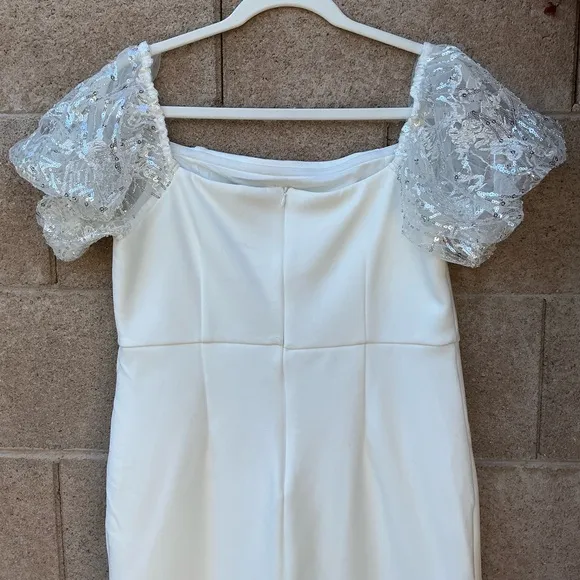 NWOT Lulu’s Sparkly Charisma Sequin Off-the-Shoulder Mini Dress Extra Large