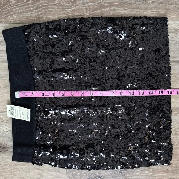 NWT ARDEN B Black Sequin Mini Skirt - Size Small