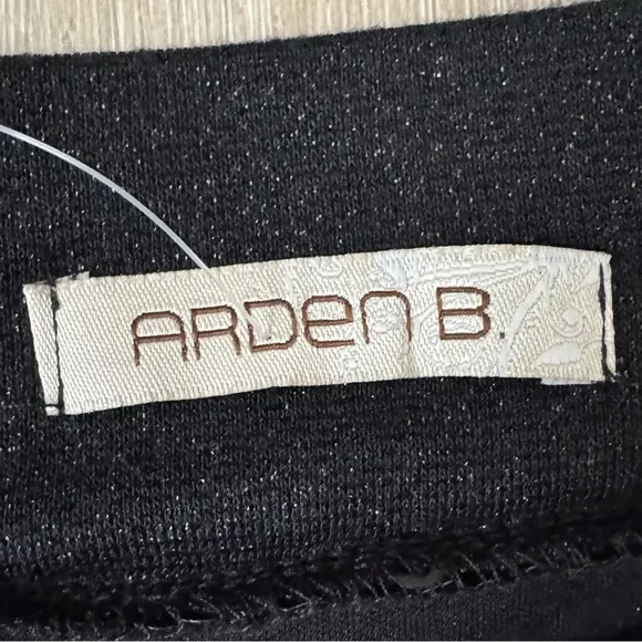 NWT ARDEN B Black Sequin Mini Skirt - Size Small