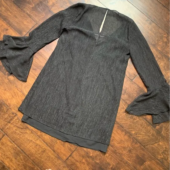 NWT {BCBGeneration} Black Sparkle Dress Size Small‎