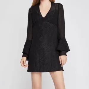 NWT {BCBGeneration} Black Sparkle Dress Size Small‎