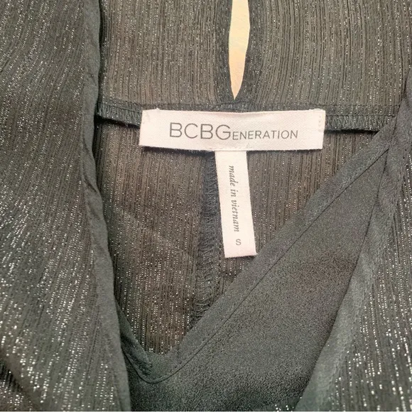 NWT {BCBGeneration} Black Sparkle Dress Size Small‎