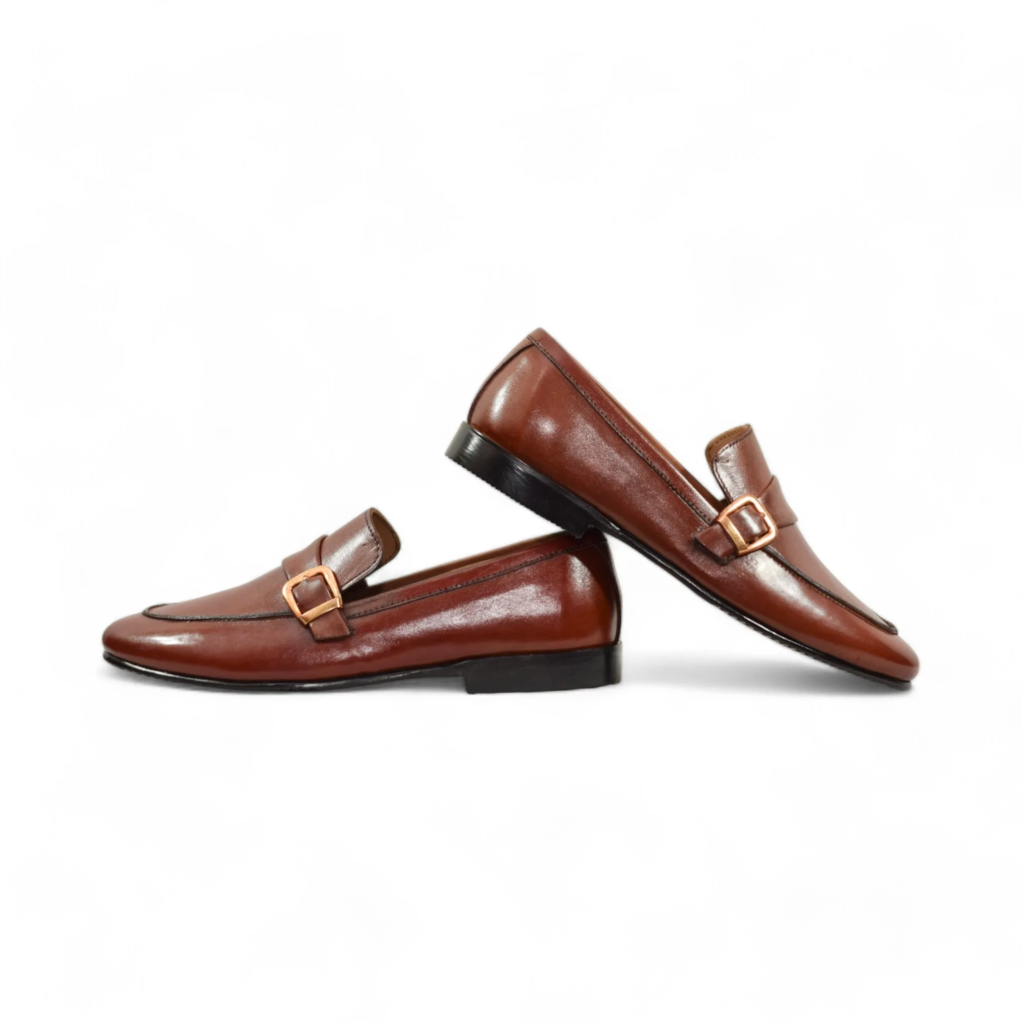 OK-4004 Vintage Monk Leather Shoe