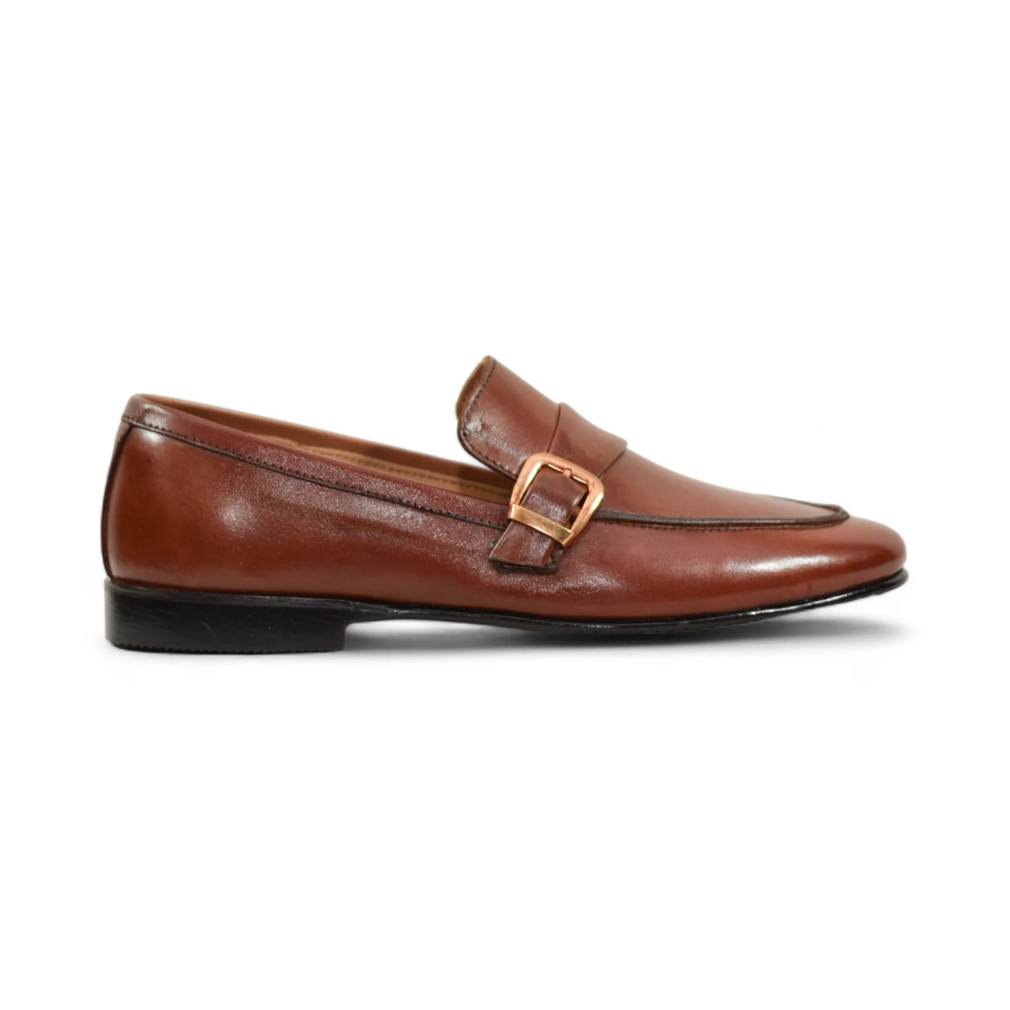 OK-4004 Vintage Monk Leather Shoe