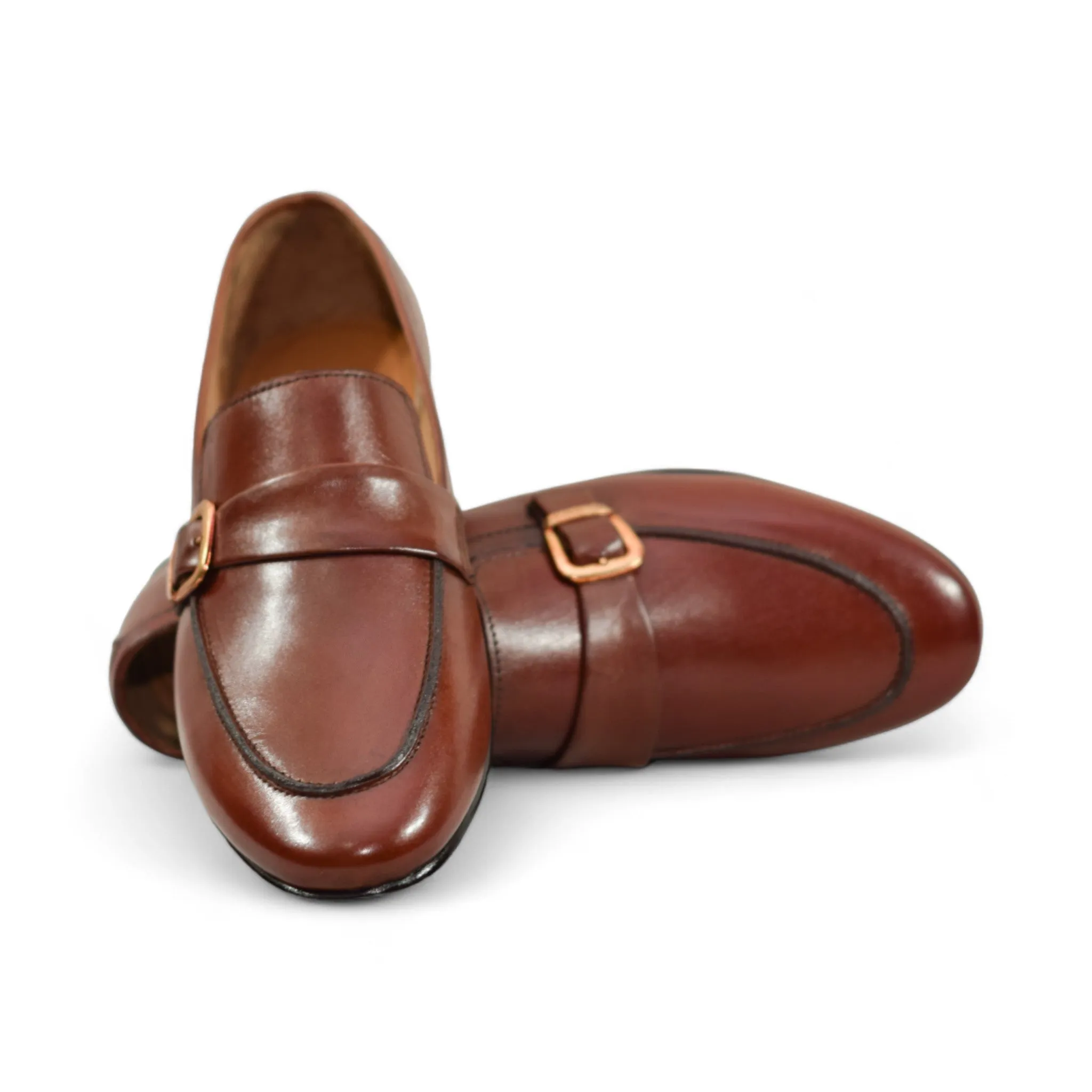 OK-4004 Vintage Monk Leather Shoe