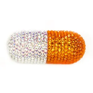 Orange Crystal Pill Pen
