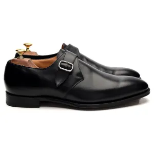 'Orford' Black Leather Monk Strap UK 11 F