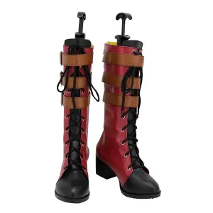 Ow Ashe Elizabeth Caledonia Boots Halloween Carnival Shoes Cosplay Shoes