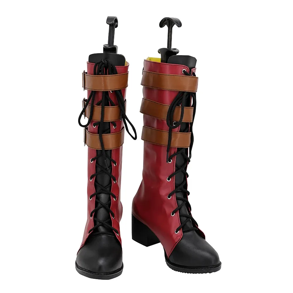 Ow Ashe Elizabeth Caledonia Boots Halloween Carnival Shoes Cosplay Shoes