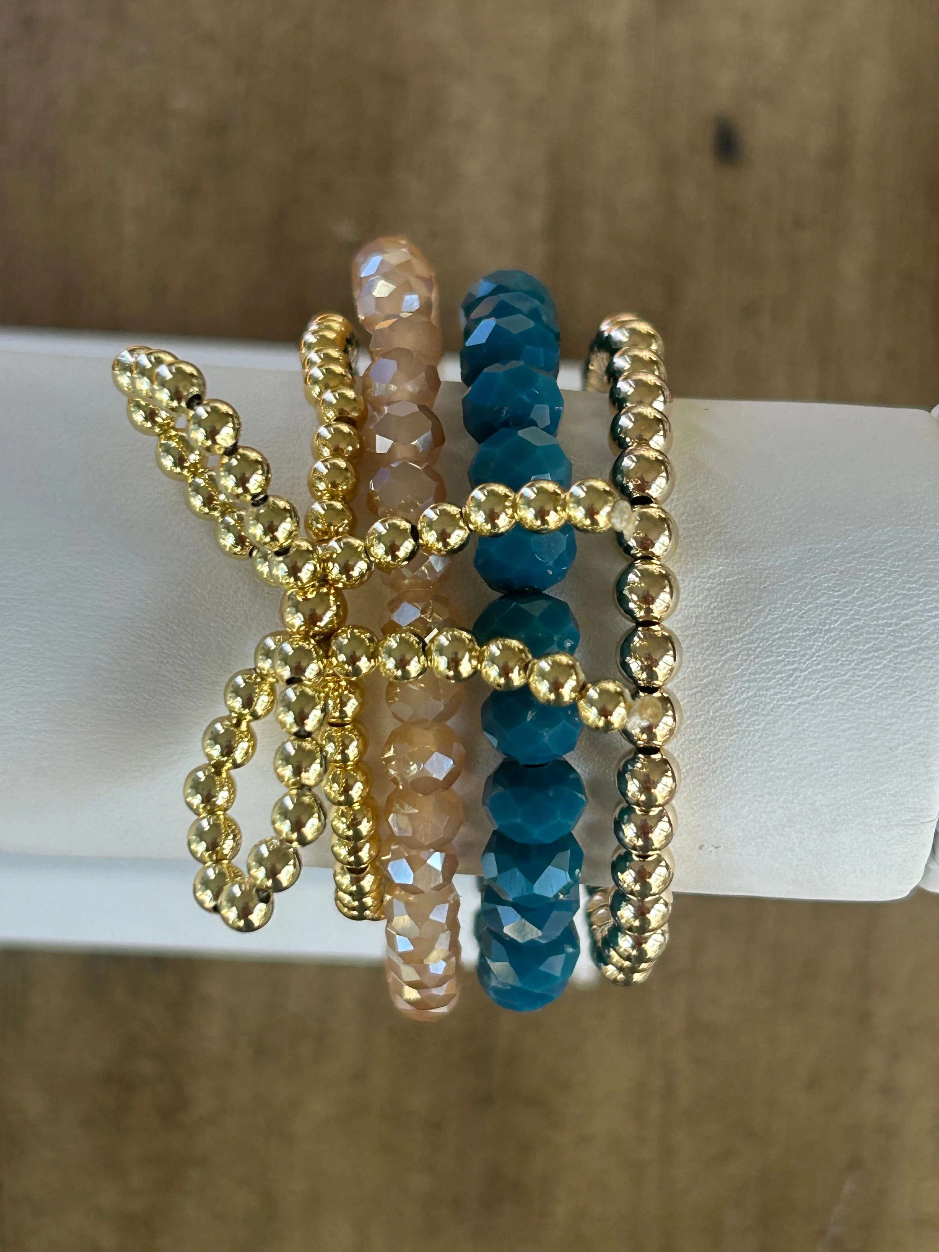 Party Blue Bracelet Stack Autumn