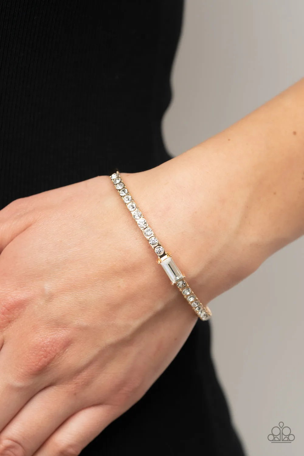 Party Crashing Couture - Gold Bracelet