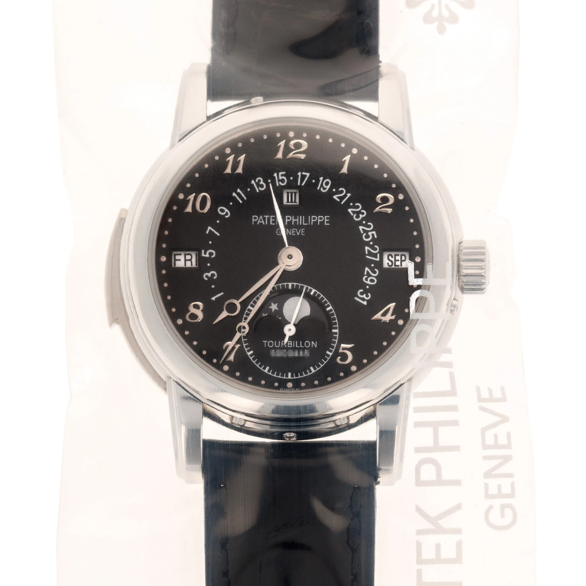 Patek Philippe Platinum Perpetual Calendar Tourbillon Watch Ref. 5016