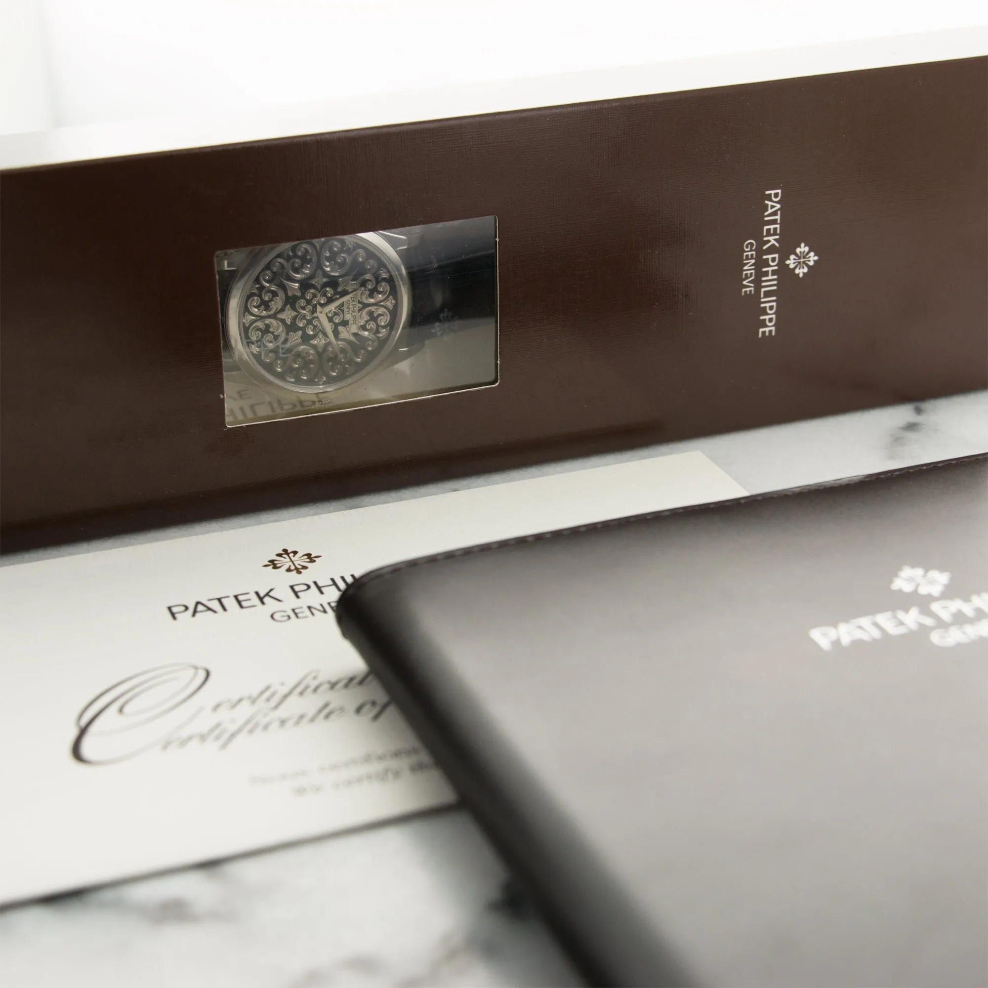Patek Philippe Platinum Rare Handcrafts Enamel Watch Ref. 5088P