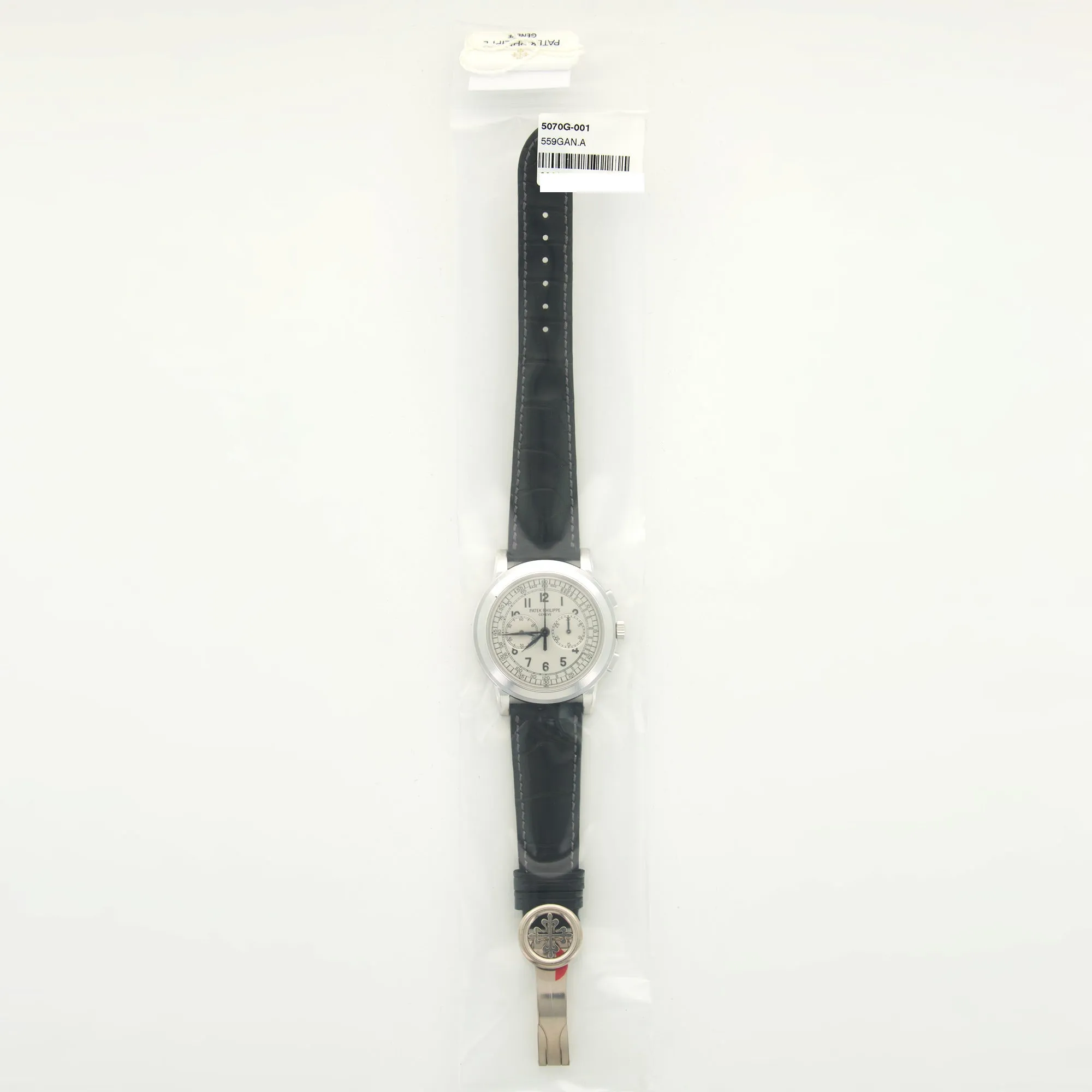 Patek Philippe White Gold Chronograph Watch Ref. 5070G