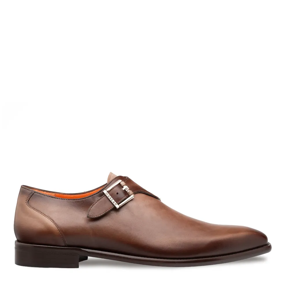 Patina Calf Monk Strap