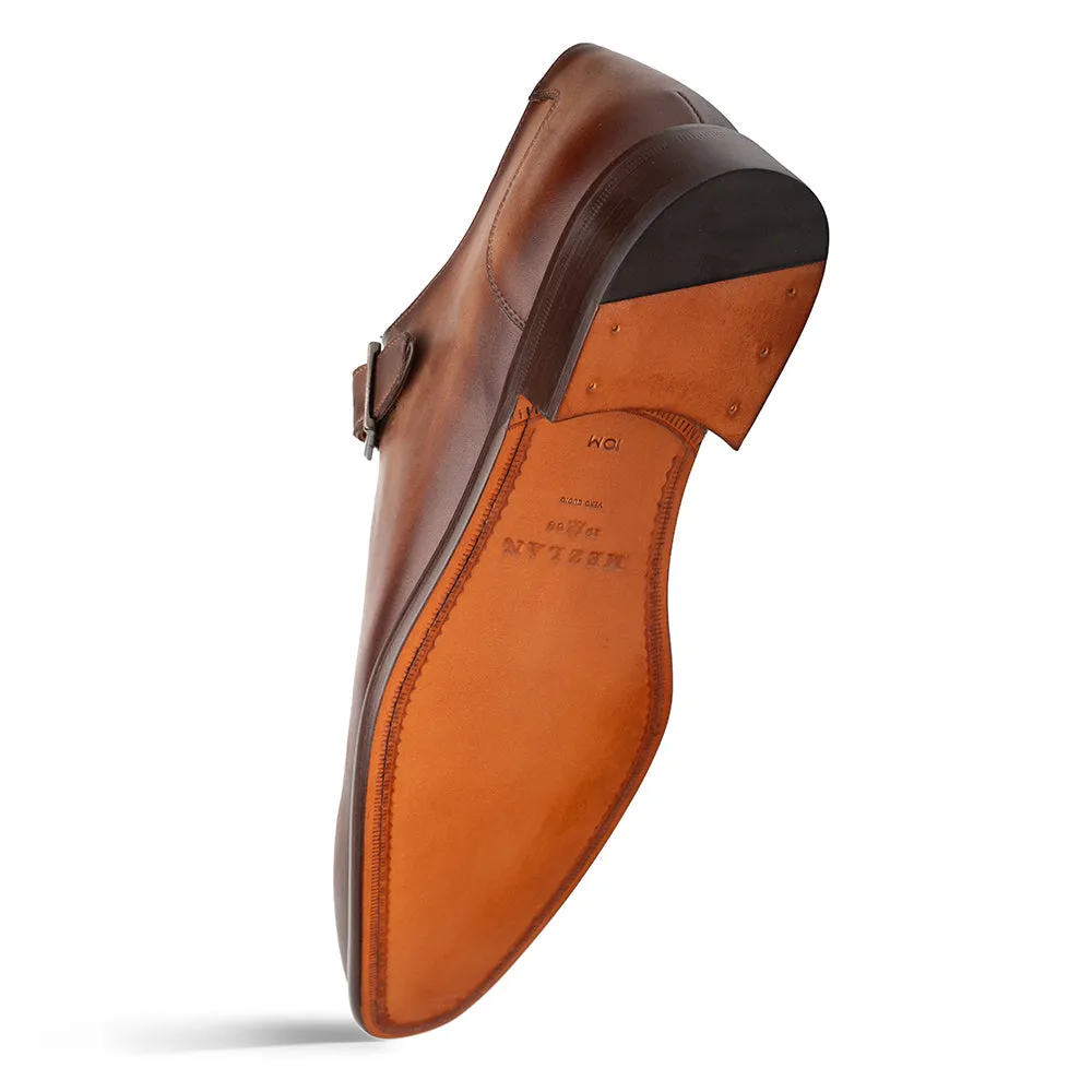 Patina Calf Monk Strap