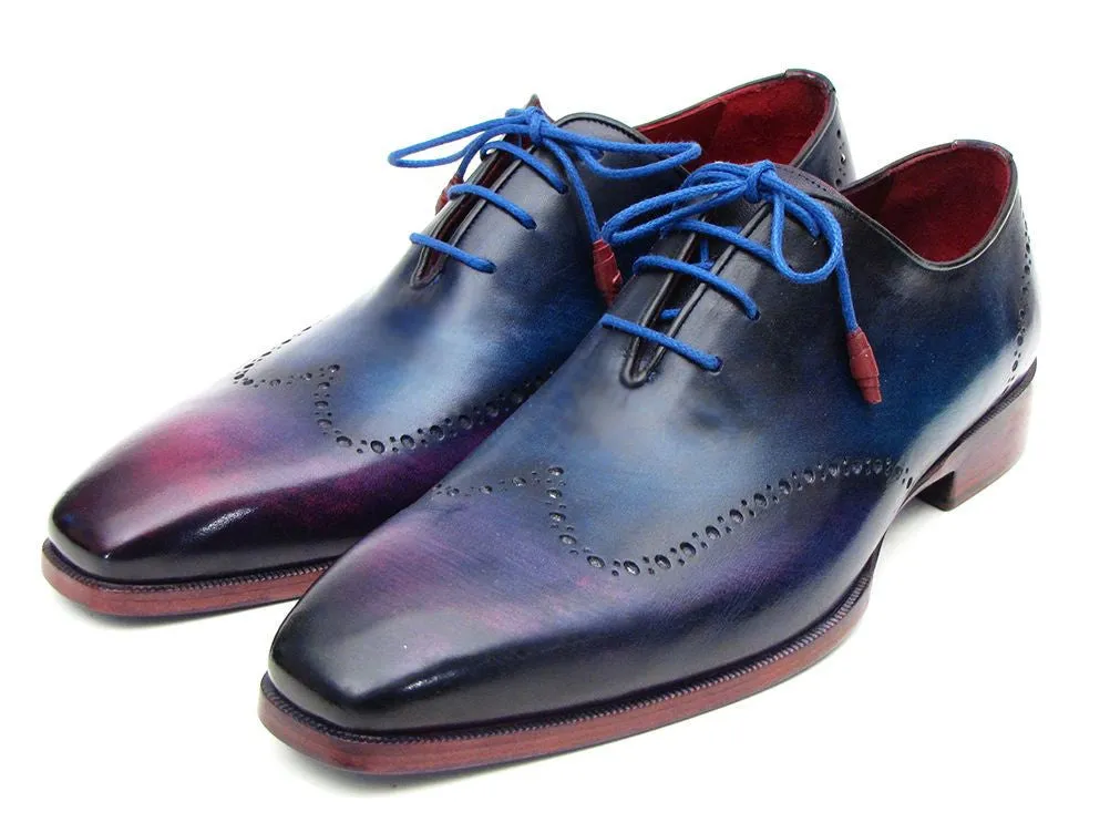 Paul Parkman Blue & Purple Wingtip Oxfords