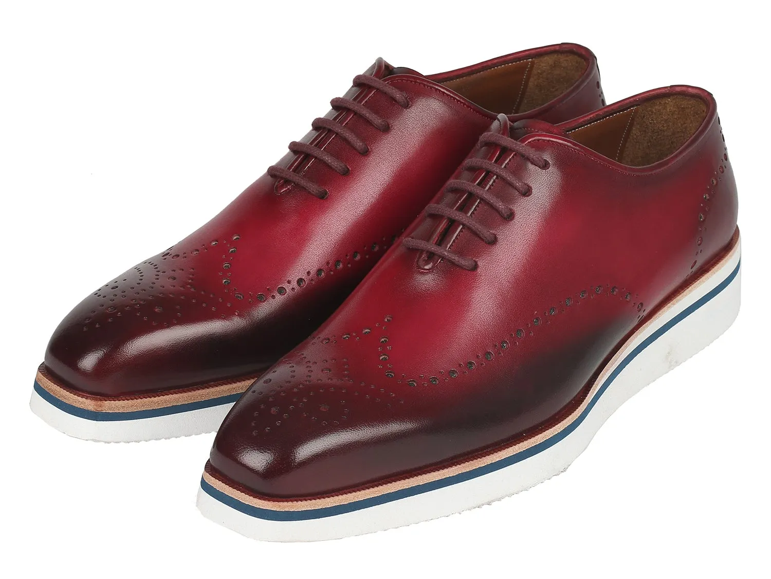 Paul Parkman Bordeaux Wingtip Oxfords