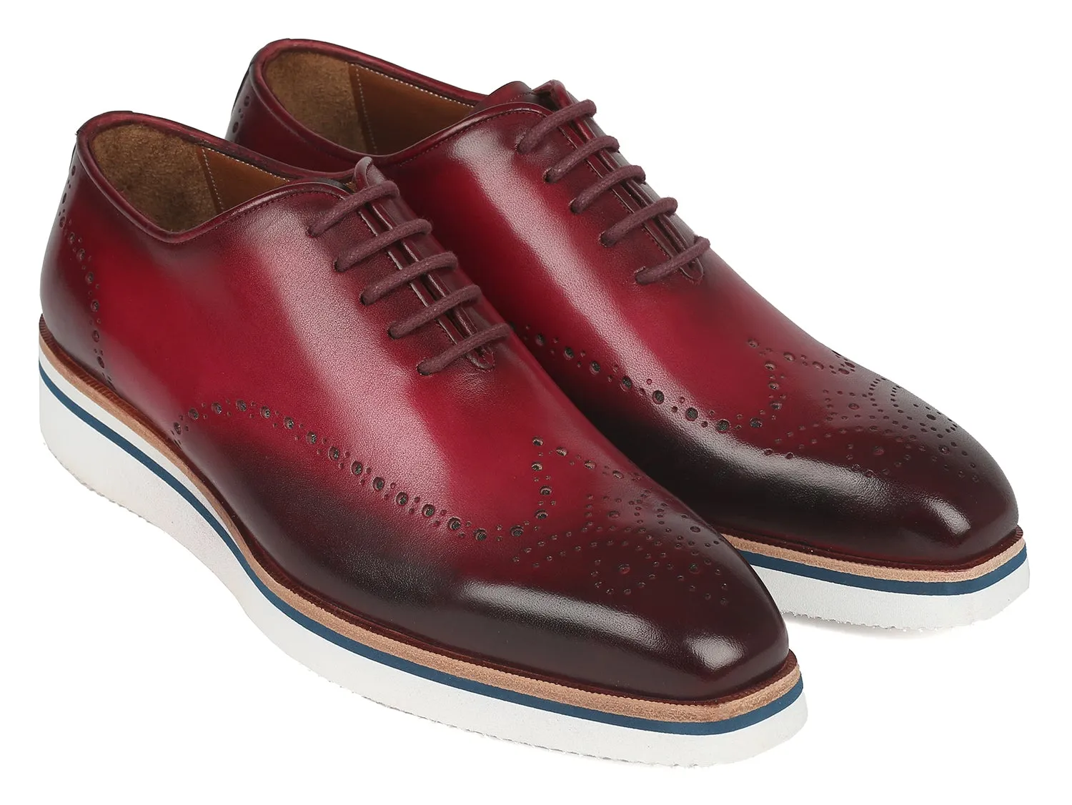 Paul Parkman Bordeaux Wingtip Oxfords