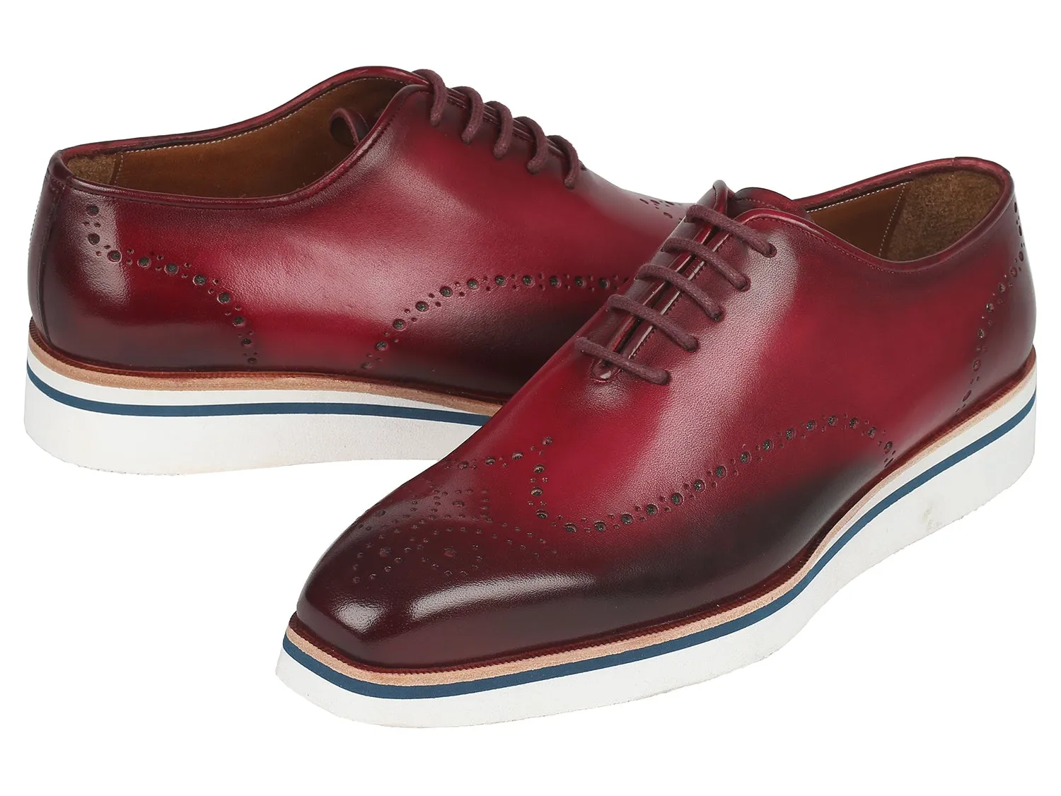 Paul Parkman Bordeaux Wingtip Oxfords