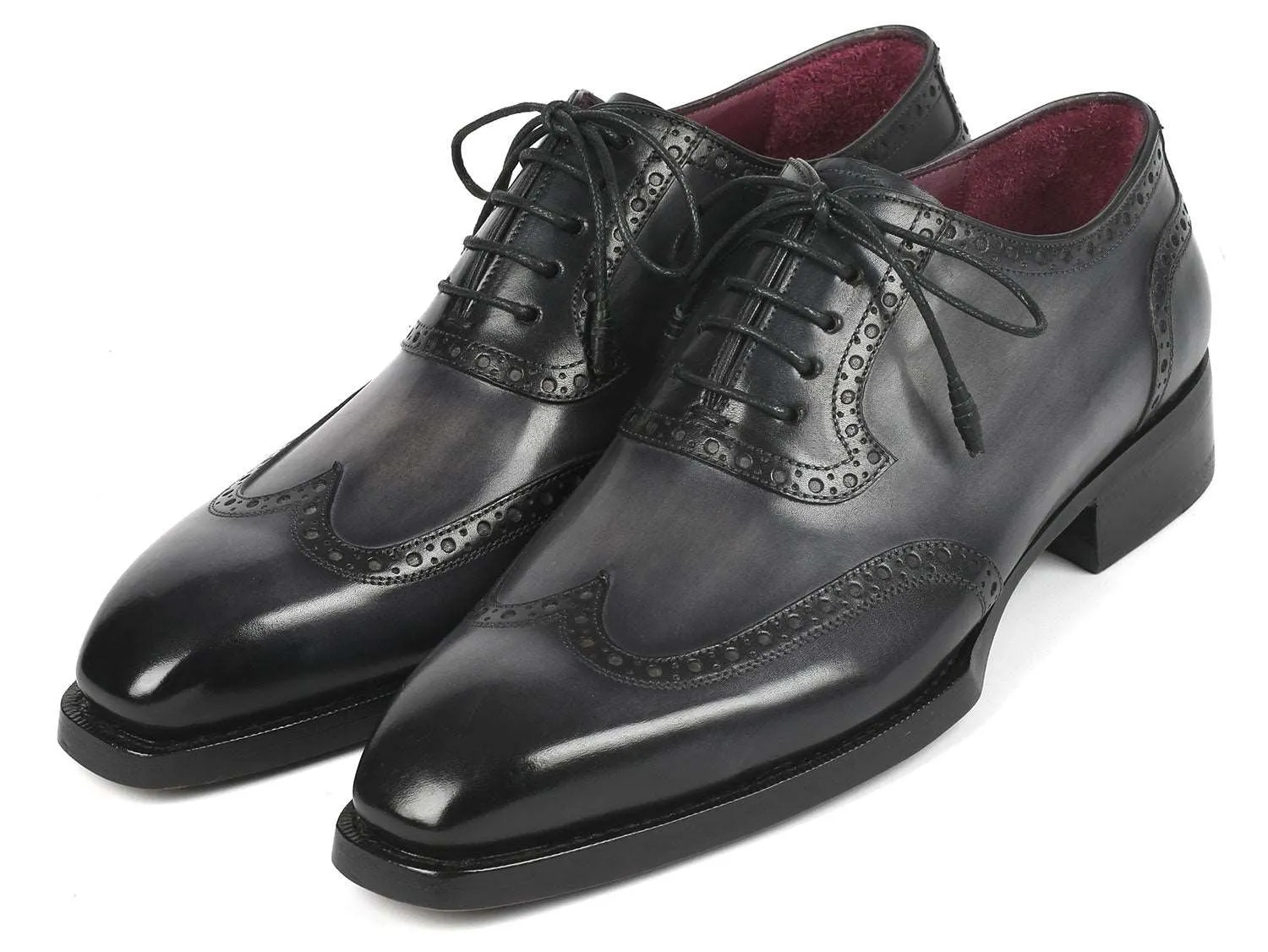 Paul Parkman Men's Handcrafted Wingtip Oxfords