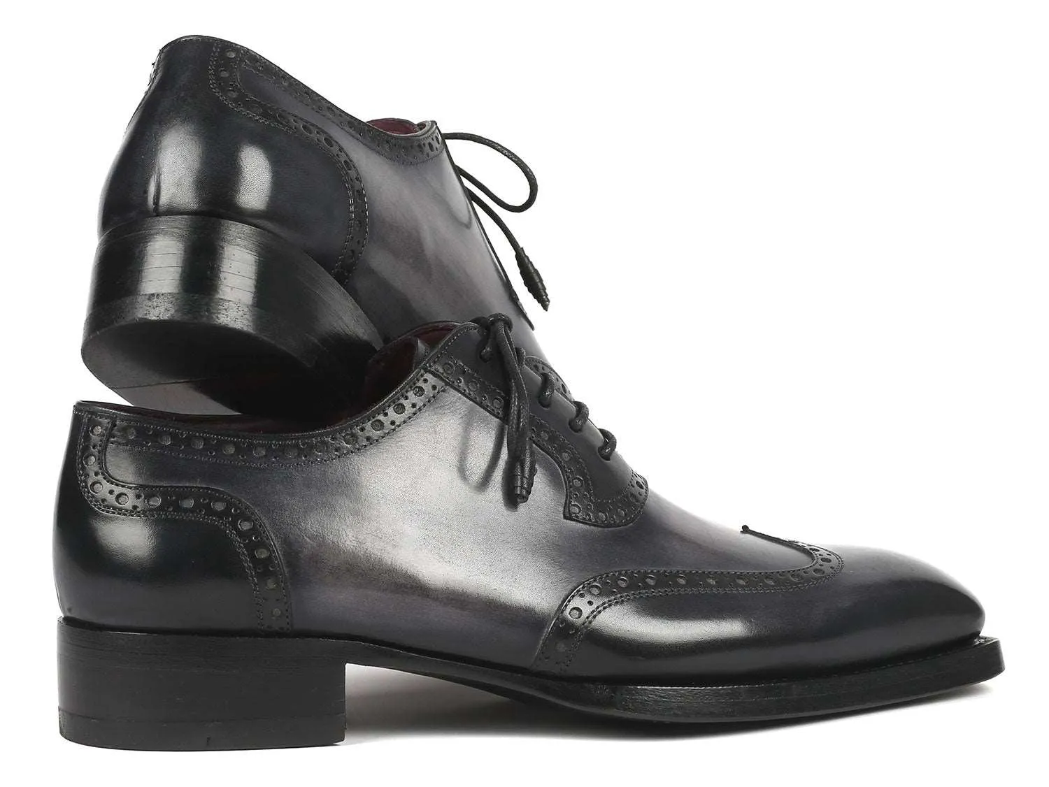 Paul Parkman Men's Handcrafted Wingtip Oxfords