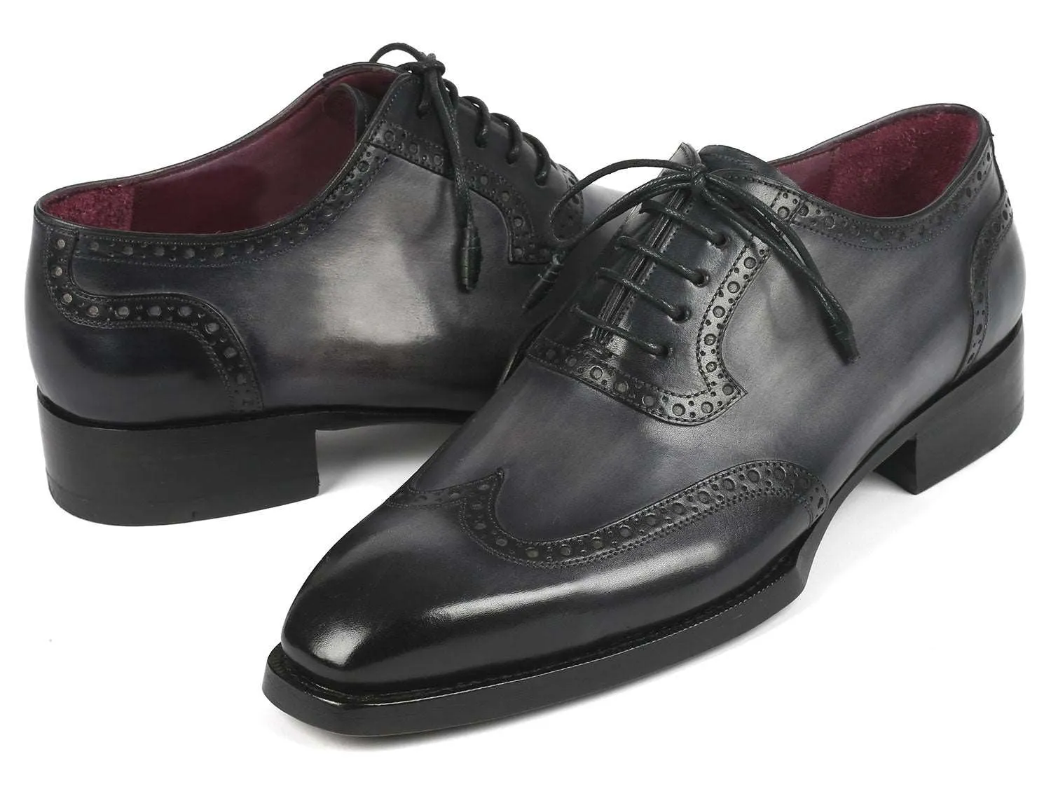 Paul Parkman Men's Handcrafted Wingtip Oxfords